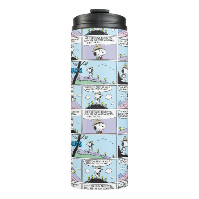 Snoopy & Friends | Go Hiking Thermal Tumbler (Front)