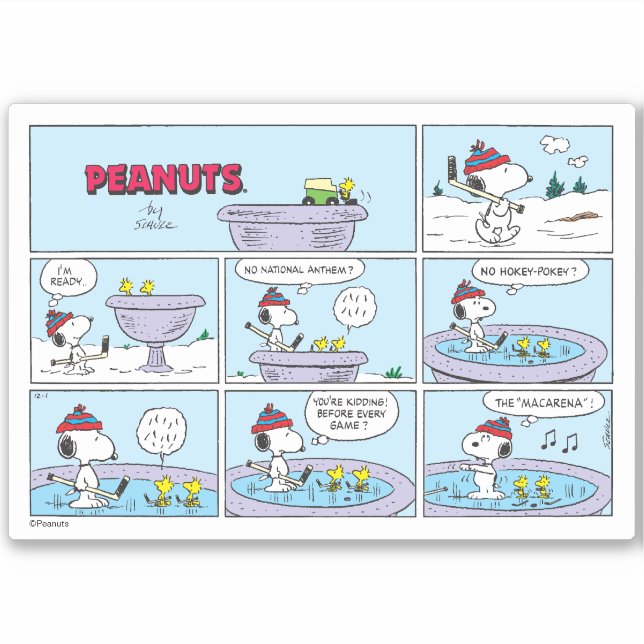 Snoopy & Friends Hockey Game (Front)