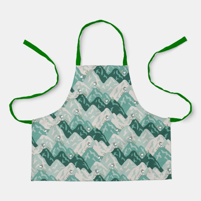 Snoopy Great Outdoors Pattern Apron (Front)
