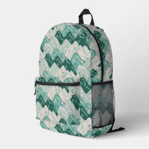 Snoopy Great Outdoors Pattern Printed Backpack