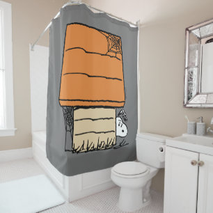 Snoopy Halloween Spider Web Doghouse