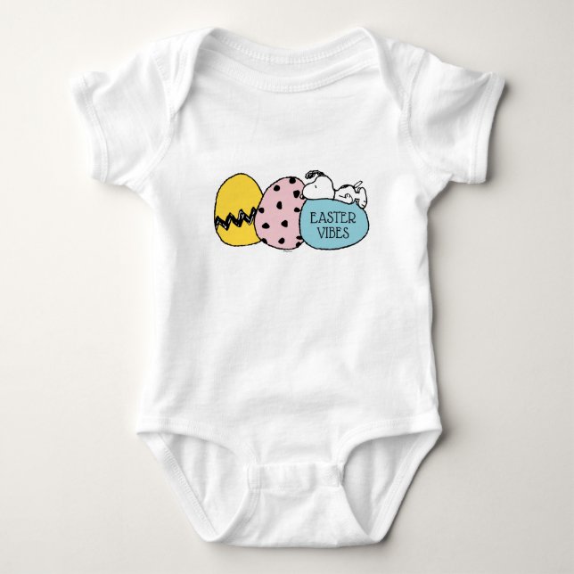 Snoopy - Happy Easter Baby Bodysuit (Front)