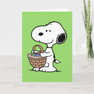 Snoopy Happy Easter Holiday Card