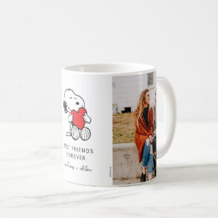 Snoopy Heart   Best Friends - Photo Coffee Mug