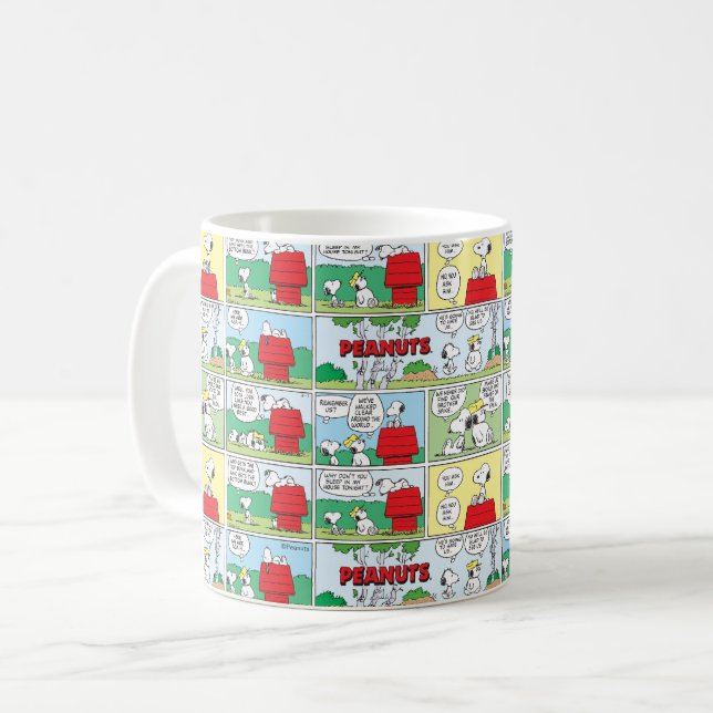 Snoopy & His Brothers Andy & Olaf Coffee Mug (Front Left)