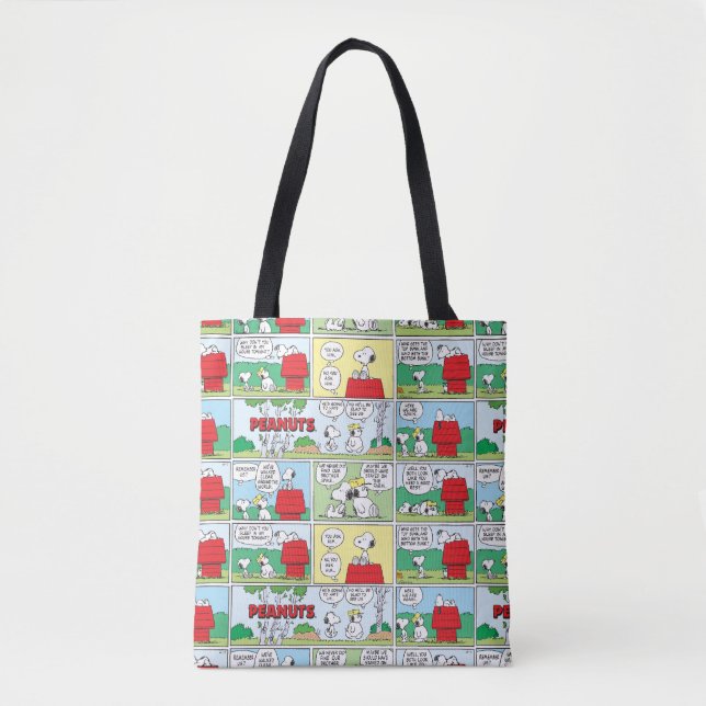 Snoopy & His Brothers Andy & Olaf Tote Bag (Front)