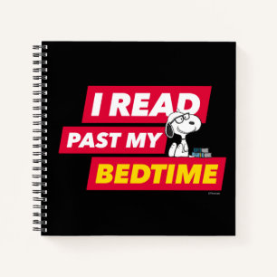 Snoopy "I Read Past My Bedtime" Notebook
