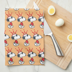 Snoopy - Joe Cool Crown Kitchen Towel