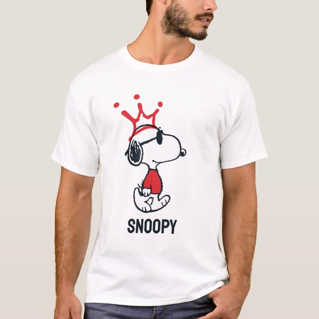 Snoopy - Joe Cool Crown T-Shirt (Front)