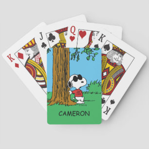 Snoopy "Joe Cool" Debout Cartes de jeu