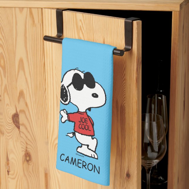 Snoopy "Joe Cool" Standing Kitchen Towel (Thirds Fold)