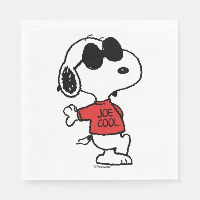 Snoopy "Joe Cool" Standing Napkin (Front)