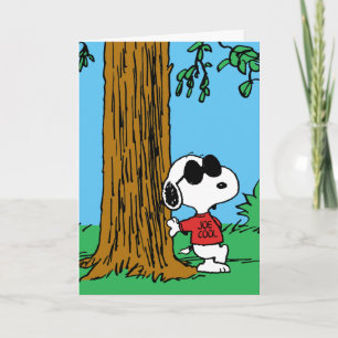 Snoopy "Joe Cool" Standing Note Card