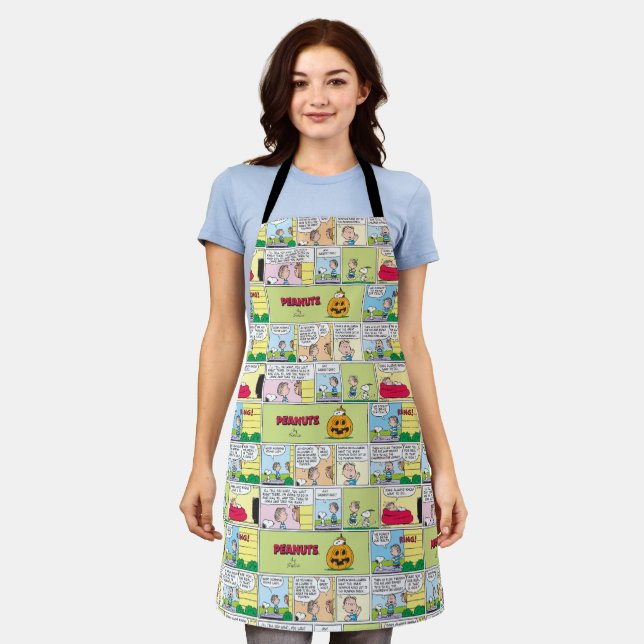 Snoopy & Linus | The Great Pumpkin News Apron (Worn)