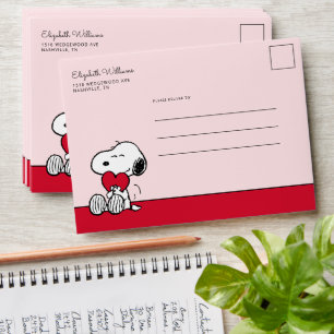 Snoopy Little Sweetheart Baby Shower Envelope