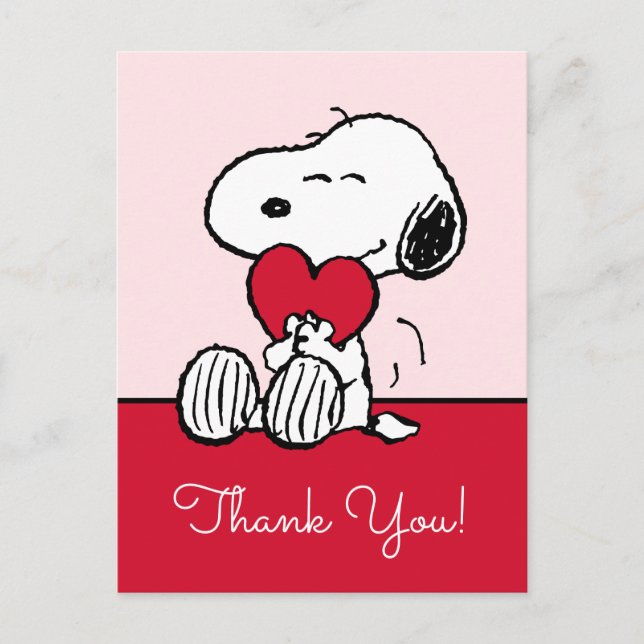 Snoopy | Little Sweetheart Baby Shower Postcard (Front)