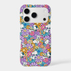 Snoopy & Motif de fleurs de bois