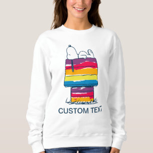 Snoopy Rainbow Dog House Sweatshirt