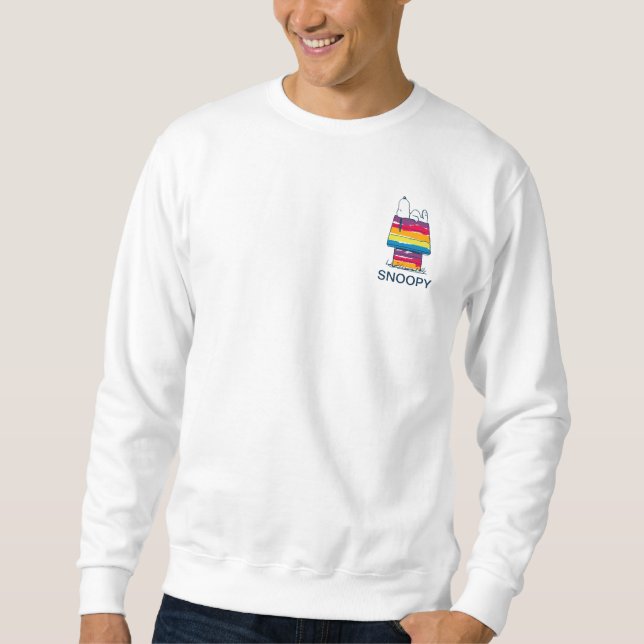 Snoopy | Rainbow Dog House Sweatshirt (Front)