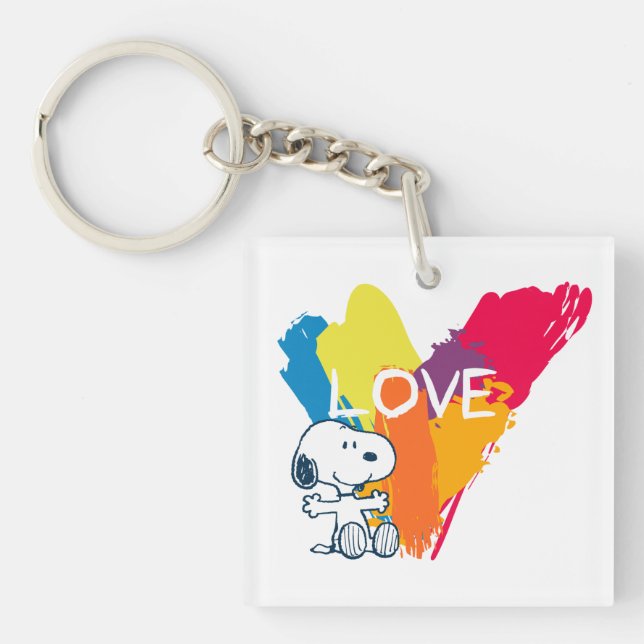 Snoopy | Rainbow Love Heart (Devant)