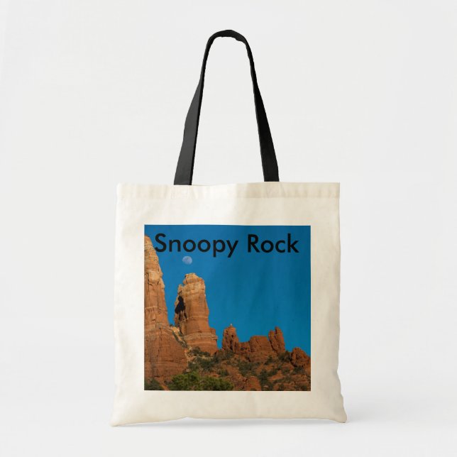 Snoopy Rock Tote Bag 3949 (Front)