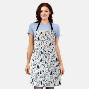 Snoopy Smile Giggle Laugh Pattern Apron
