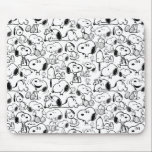 Snoopy Smile Giggle Laugh Pattern Mouse Pad<br><div class="desc">Take a look at this super cute design featuring Snoopy fun various poses.</div>
