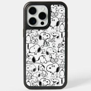 Snoopy Smile Giggle Laugh Pattern iPhone 15 Pro Max Case