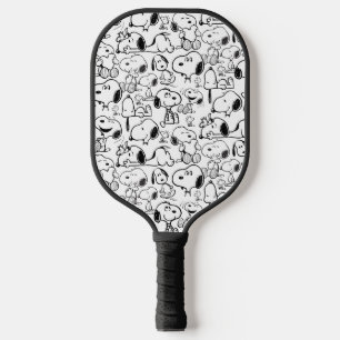 Snoopy Smile Giggle Laugh Pattern Pickleball Paddle