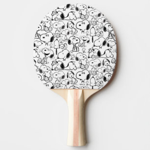 Snoopy Smile Giggle Laugh Pattern Ping Pong Paddle