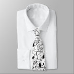 Snoopy Smile Giggle Laugh Pattern Tie<br><div class="desc">Add a playful touch to your outfit with this necktie featuring Snoopy and the cheerful phrases "Smile,  Giggle,  Laugh" in a fun pattern. Perfect for Peanuts fans,  this tie brings a whimsical and lighthearted vibe to any occasion,  from casual gatherings to formal events.</div>