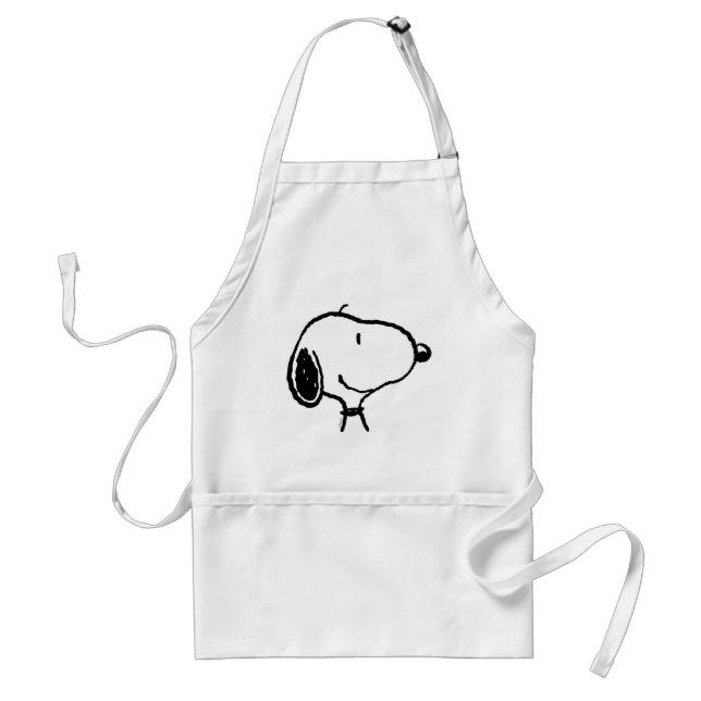 Snoopy Smile Giggle Laugh Standard Apron (Front)
