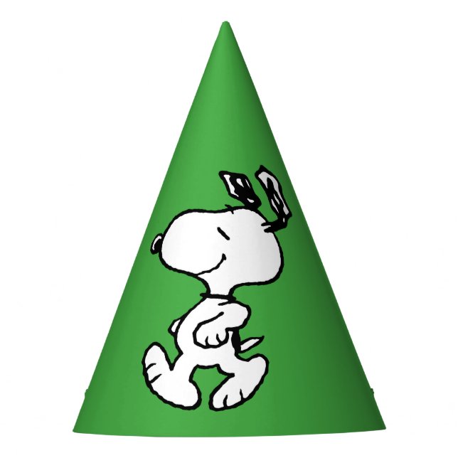 Snoopy So Sweet Flower Pattern Party Hat (Front)