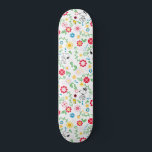 Snoopy So Sweet Flower Pattern Skateboard<br><div class="desc">Take a look at this super cute design featuring Snoopy in a bright, floral garden pattern.</div>