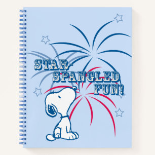 Snoopy Star Spangled Fun Notebook