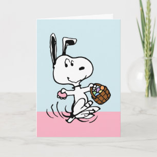 Snoopy The Easter Beagle Holiday Card