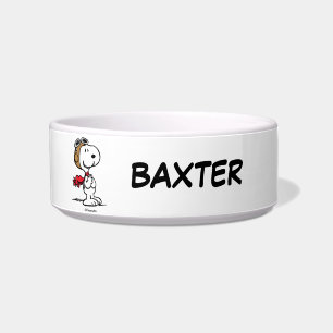 Snoopy The Flying Ace   Add Pet Name Bowl