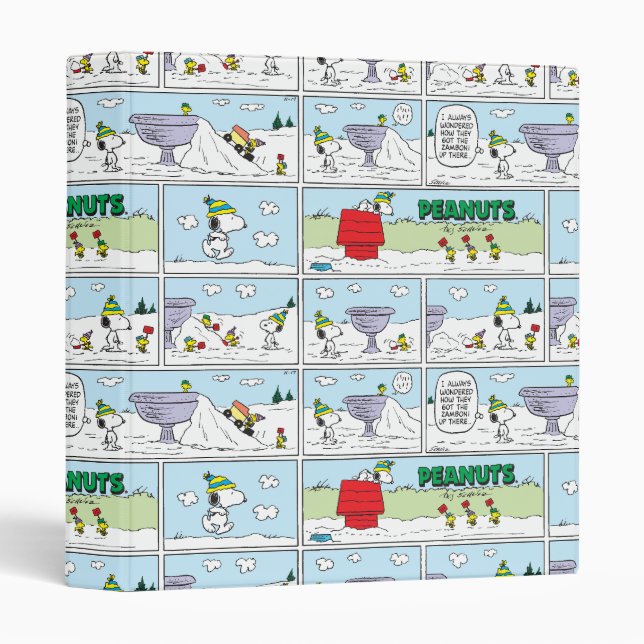 Snoopy & The Zamboni Crew Binder (Front/Spine)