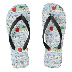 Snoopy & The Zamboni Crew Flip Flops