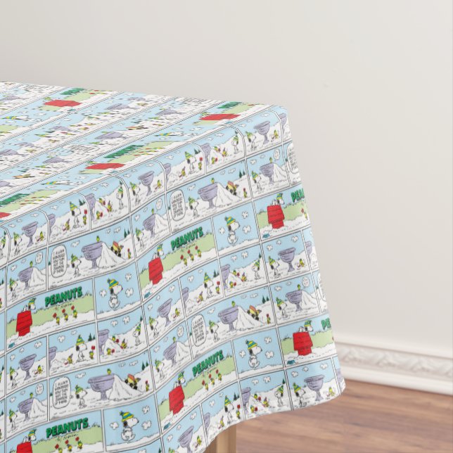 Snoopy & The Zamboni Crew Tablecloth (In Situ)