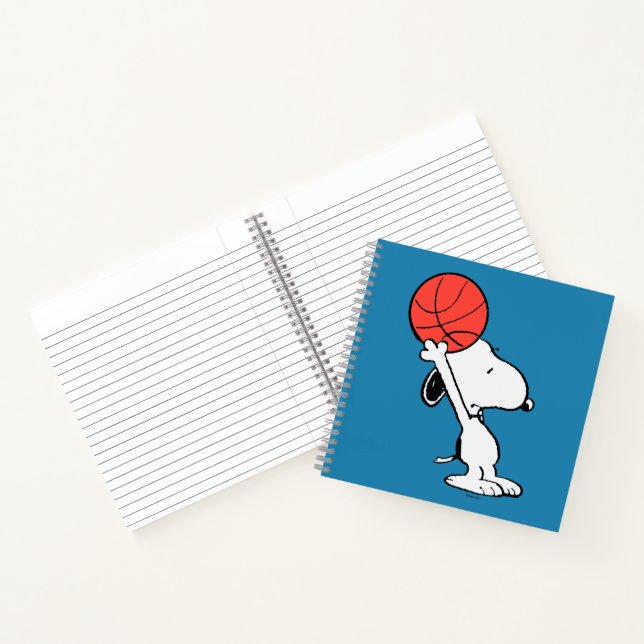 Snoopy Varsity Sports Basketball Notebook (Inside)