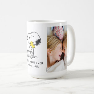 Snoopy & Woodstock   Best Mom Ever - Photo Coffee Mug
