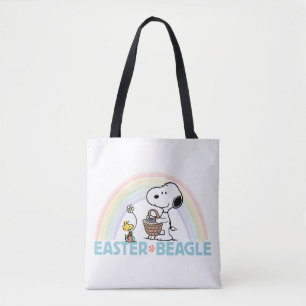 Snoopy & Woodstock - Easter Beagle Tote Bag