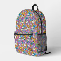 Snoopy & Woodstock Flower Pattern