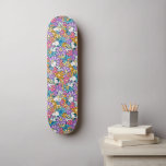 Snoopy & Woodstock Flower Pattern Skateboard<br><div class="desc">Check out this groovy Peanuts pattern featuring Snoopy and Woodstock.</div>