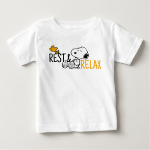 Snoopy & Woodstock   Lazy Days Baby T-Shirt