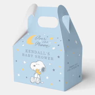 Snoopy & Woodstock Over the Moon Baby Shower Nap Favor Box