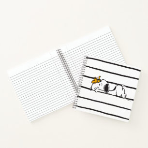 Snoopy & Woodstock   Smile Giggle Laugh Notebook