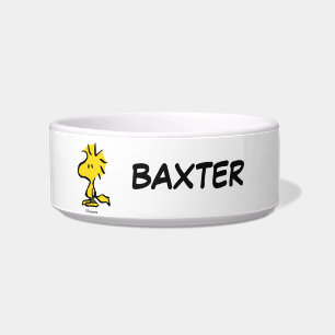 Snoopy's Friend Woodstock Add Pet Name Bowl
