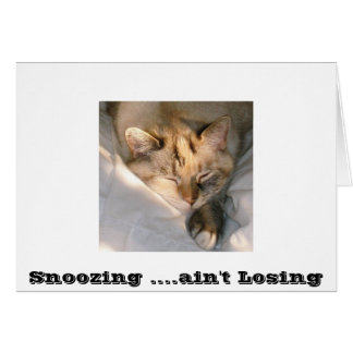 Snoozing ... ne perd pas